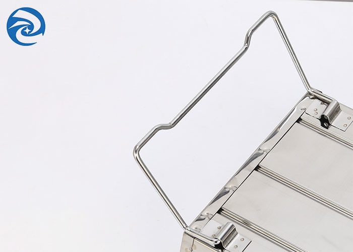 کباب پز SS403 قابل حمل استیل ضد زنگ 17.7''x9''x2.4'' 2 تا 4 نفر